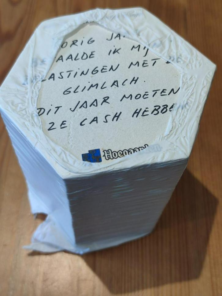 Sous-verre bière Hoegaarden, Verzamelen, Biermerken, Gebruikt, Viltje(s), Overige merken, Ophalen