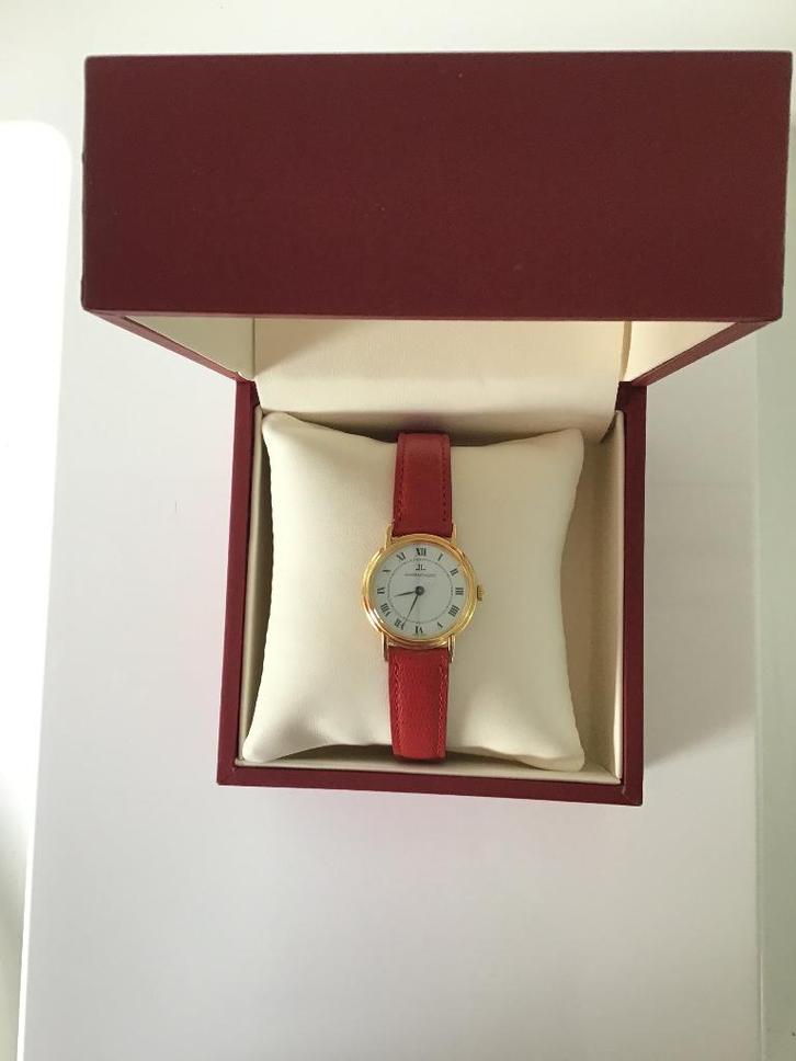 Jaeger-LeCoultre dameshorloge, Handtassen en Accessoires, Horloges | Dames, Gebruikt, Polshorloge, Goud, Leer, Ophalen
