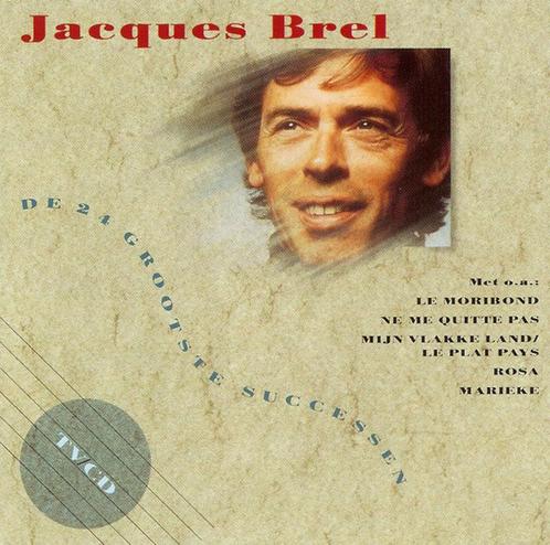 Jacques Brel - De 24 Grootste Successen, Cd's en Dvd's, Cd's | Franstalig, Ophalen of Verzenden