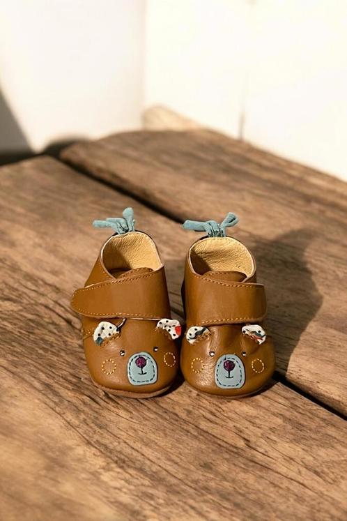 Moulin Roty leren schoentjes, Kinderen en Baby's, Babykleding | Schoentjes en Sokjes, Zo goed als nieuw, Jongetje of Meisje, Schoentjes