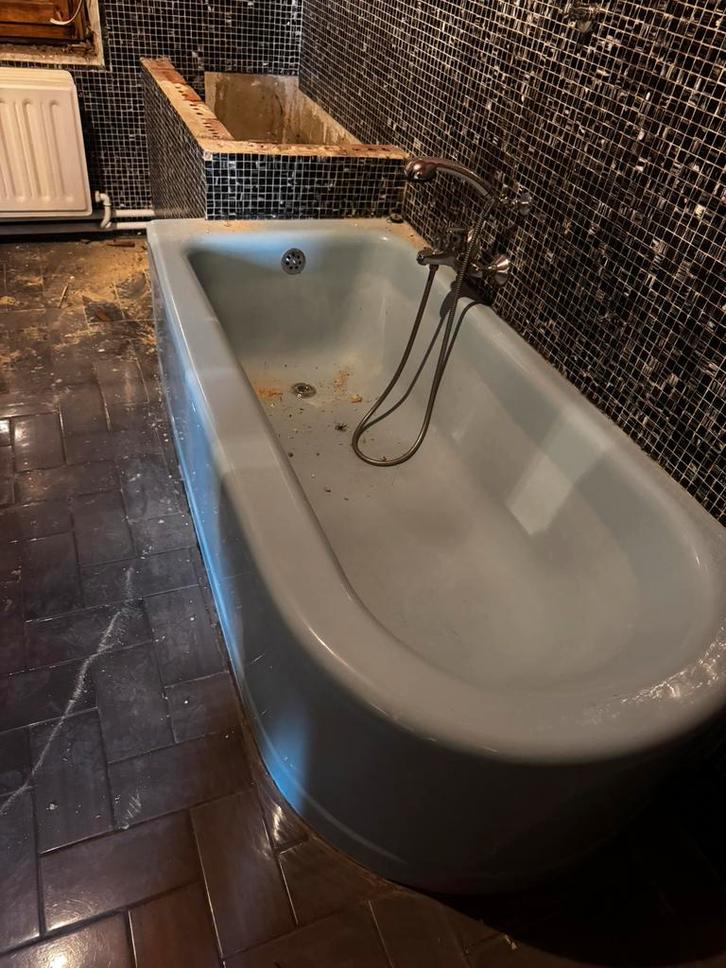 Retro Badkamerset jaren ’70, Huis en Inrichting, Badkamer | Complete badkamers, Gebruikt, Ophalen