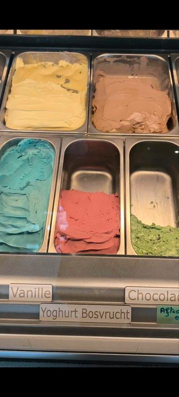 Inox ijsbakken  beschikbaar voor biedingen