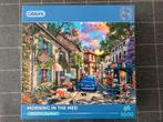 Puzzel “Morning in the Med” van Gibsons, Hobby en Vrije tijd, Ophalen, 500 t/m 1500 stukjes, Zo goed als nieuw, Legpuzzel
