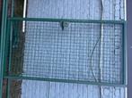 Tuinhek + deur+haringen, Tuin en Terras, Ophalen, Gebruikt, Met poort