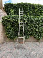 Dubbele ladder 2x13 sporten - 6,5 meter, Ophalen, Gebruikt, Ladder, Opvouwbaar of Inschuifbaar