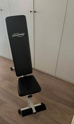Physionics Verstelbare Fitnessbank - Wit, Sport en Fitness, Fitnessmaterialen, Ophalen, Gebruikt, Benen, Fitnessbank
