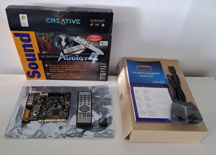 Creative Sound Blaster Audigy 4 - boxed, Computers en Software, Geluidskaarten, Zo goed als nieuw, Intern, Ophalen of Verzenden