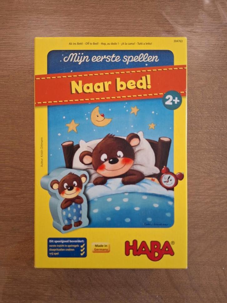 HABA - Naar bed (spel - gezelschapsspel), Verzamelen, Speelkaarten, Jokers en Kwartetten, Zo goed als nieuw, Ophalen of Verzenden