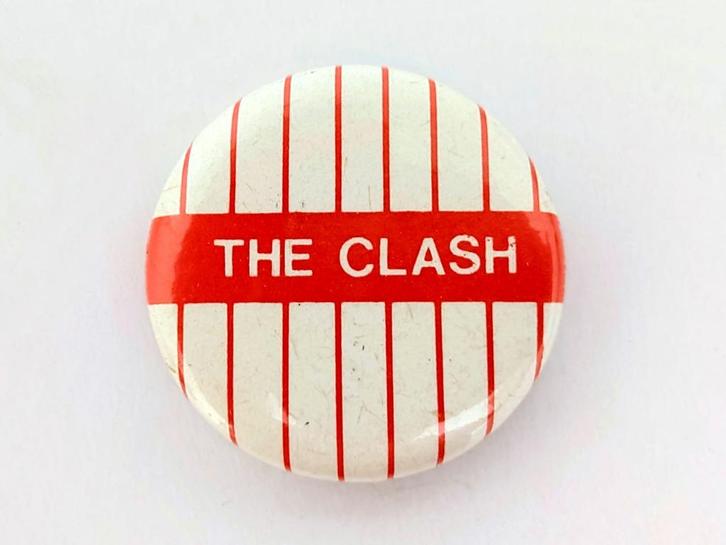The Clash speldje button, Verzamelen, Speldjes, Pins en Buttons, Gebruikt, Button, Overige onderwerpen, Ophalen of Verzenden