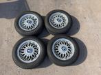 e30 BMW BBS 14 inch 4x100 Originele velgen met banden, Auto-onderdelen, Banden en Velgen, 14 inch, Gebruikt, Velg(en), Ophalen of Verzenden