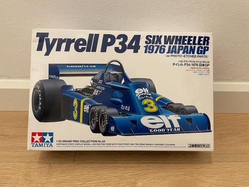 Tamiya Tyrell P34 1/20 #20058 met PE, Hobby en Vrije tijd, Modelbouw | Auto's en Voertuigen, Zo goed als nieuw, Auto, Groter dan 1:32