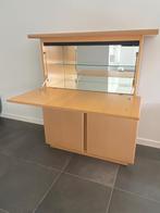 Mooie houten barkast, Ophalen, Gebruikt, 100 tot 150 cm, Met deur(en)