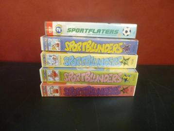 VHS films sportblunders flaters beschikbaar voor biedingen