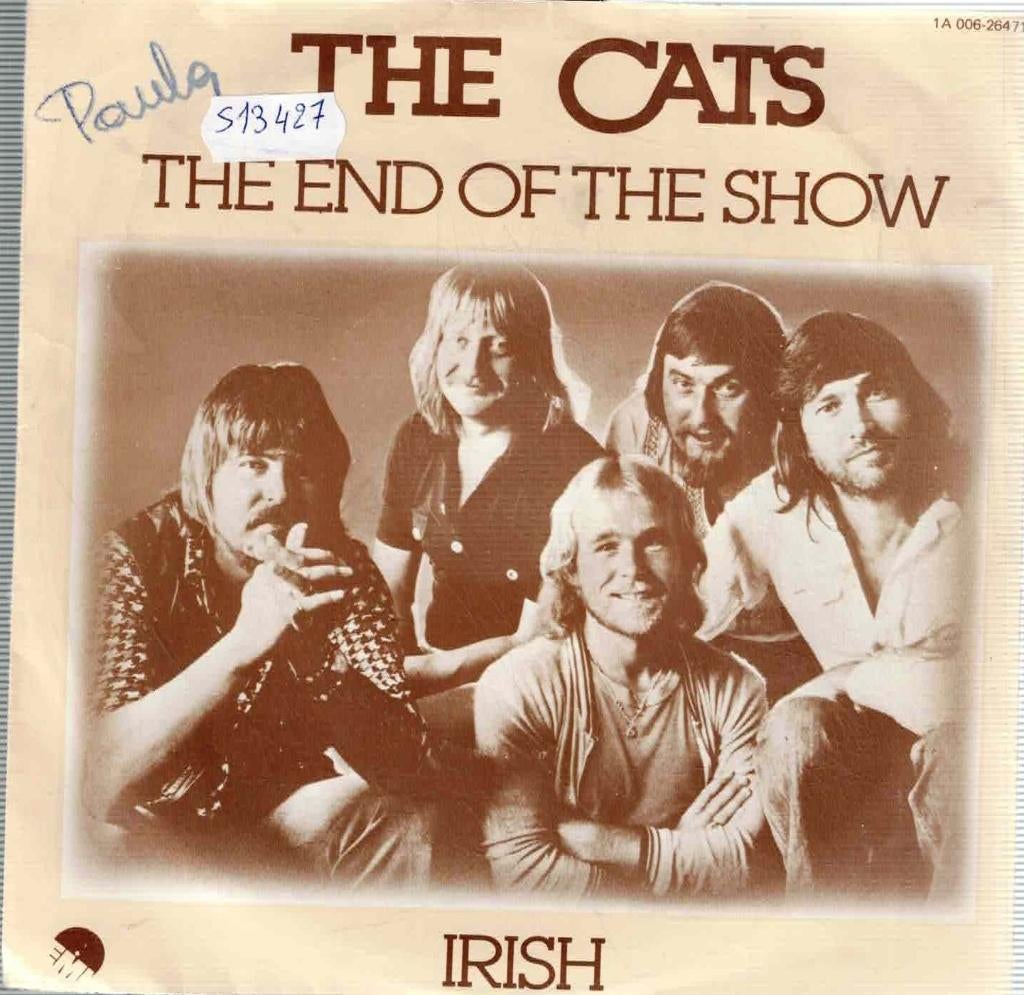 Vinyl, 7"   -   The Cats – The End Of The Show / Irish, CD & DVD, Vinyles | Autres Vinyles, Autres formats, Enlèvement ou Envoi