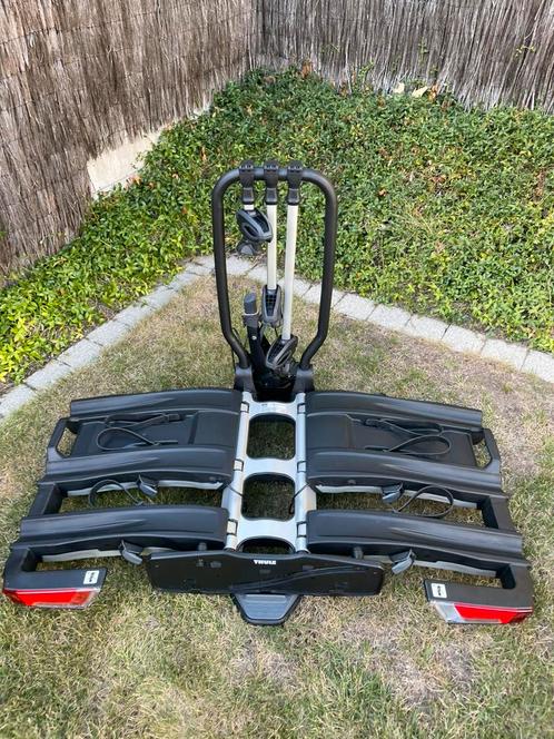 Thule easyfold 934 +loading ramp. Nieuw aangekocht Juli 2025, Auto diversen, Fietsendragers, Nieuw, Trekhaakdrager, 3 fietsen of meer