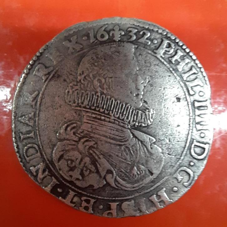 Dukaton 1632 - Brugge - Zeldzaam., Postzegels en Munten, Munten | België, Losse munt, Zilver, Zilver, Ophalen of Verzenden