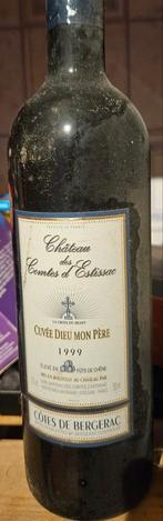 Château des Comtes d'Estissac - Cuvée Dieu Mon Père 1999, Collections, Enlèvement, Vin rouge