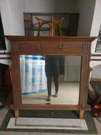 Antieke spiegel, br:96, hoogte 93cm, Antiquités & Art, Antiquités | Miroirs, Enlèvement ou Envoi