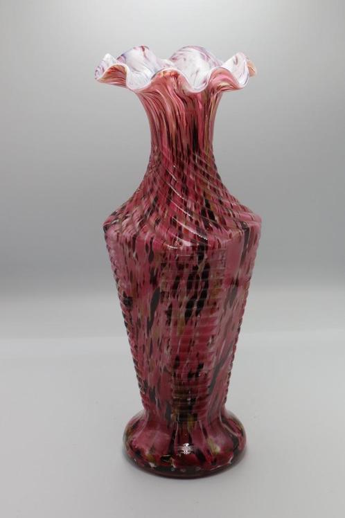 Clichy - Legras - glazen spatter vaas, Antiek en Kunst, Antiek | Glaswerk en Kristal, Ophalen of Verzenden