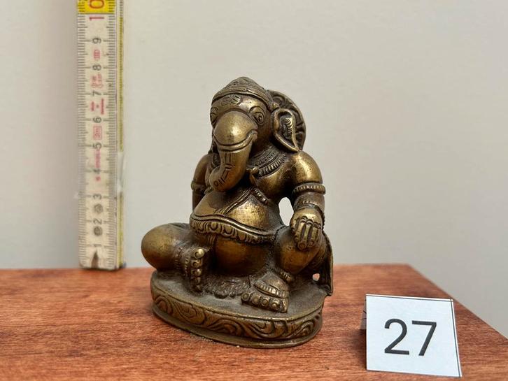 Ganesh - statue en bronze - 27, Antiquités & Art, Art | Art non-occidental, Enlèvement ou Envoi