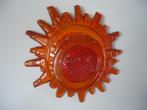 prachtige vintage keramische zon wandecoratie Sanchez, Ophalen of Verzenden