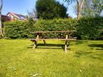 Picnik ,tuintafel geimregneerd 6 persoons, Tuin en Terras, Picknicktafels, Ophalen, Gebruikt, Rechthoekig, Hout