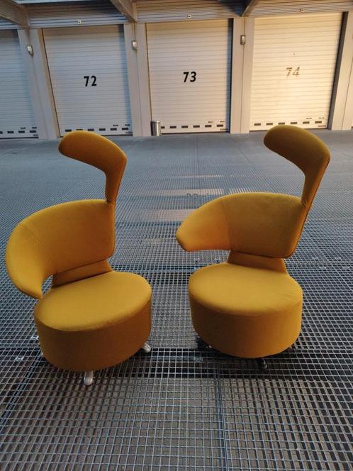 Cassina Aki Biki Canta fauteuil (2 stuks), Huis en Inrichting, Fauteuils, Zo goed als nieuw, Stof, 75 tot 100 cm, 75 tot 100 cm