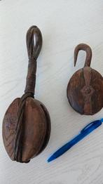 Oude scheeps katrol, Antiek en Kunst, Ophalen of Verzenden