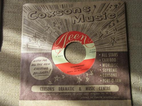 Ska Monty & The Cyclones — Summertime/Dog It, Cd's en Dvd's, Vinyl Singles, Zo goed als nieuw, Single, R&B en Soul, 7 inch, Ophalen of Verzenden