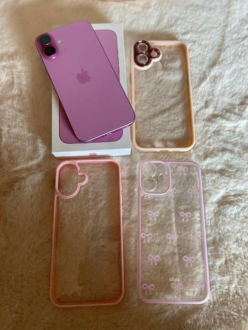 Iphone 16 plus 128gb pink, Telecommunicatie, Mobiele telefoons | Hoesjes en Screenprotectors | Apple iPhone, Zo goed als nieuw
