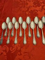 12 verzilverde lepels 18,5 cm Silber 100, Antiek en Kunst, Ophalen