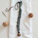 Speenkoord macrame khaki, Verzenden, Nieuw, Noekies.com
