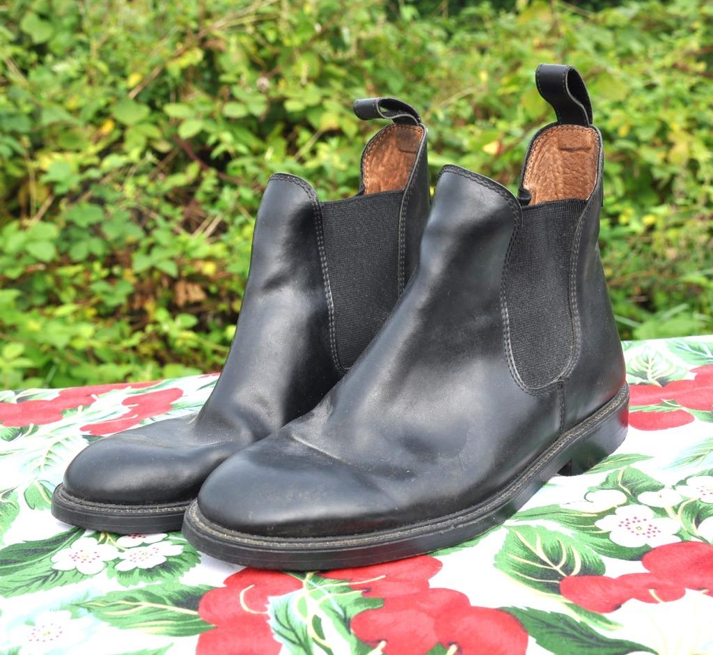 bottillon en cuir noir  pt 39, Enlèvement ou Envoi, Autres types, Porté, Noir