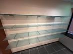 Legplanken glas, Huis en Inrichting, Woonaccessoires | Wandplanken en Boekenplanken, Ophalen, Zo goed als nieuw