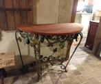 smeedijzeren sidetable met druiven (bladeren), Ophalen