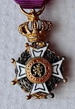 Mini medaille Leopold 1, Verzamelen, Verzenden, Overige soorten, Lintje, Medaille of Wings