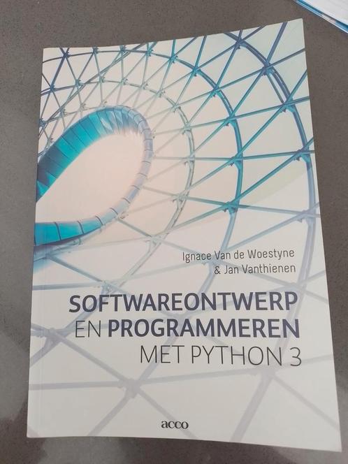 Softwareontwerp en Programmeren met Phython 3, Livres, Informatique & Ordinateur, Neuf, Logiciel, Enlèvement ou Envoi