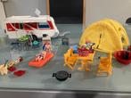 Playmobil Camping Set met Camper & Tent, Ophalen of Verzenden, Gebruikt, Complete set