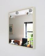 Vintage space age gerdy spiegel met verlichting, Huis en Inrichting, Ophalen of Verzenden, Gebruikt, Overige vormen