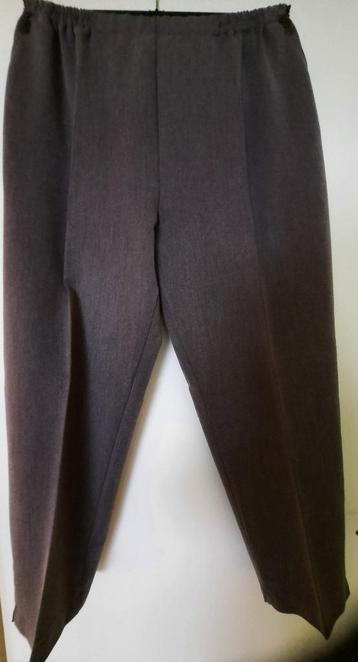 Pantalon plissé pour femme, T8, marron clair