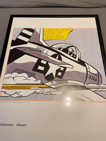 Poster Roy Lichtenstein met kader