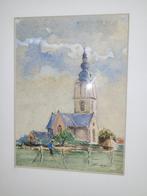 aquarel (mespelare) getekend frans vertongen, Ophalen