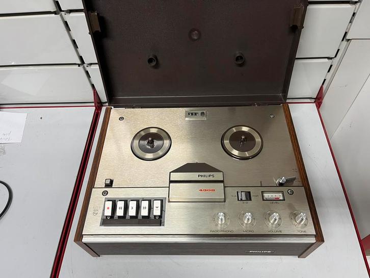 Philips 4308 bandrecorder — Vintage jaren 60, Audio, Tv en Foto, Bandrecorder, Bandrecorder, Ophalen