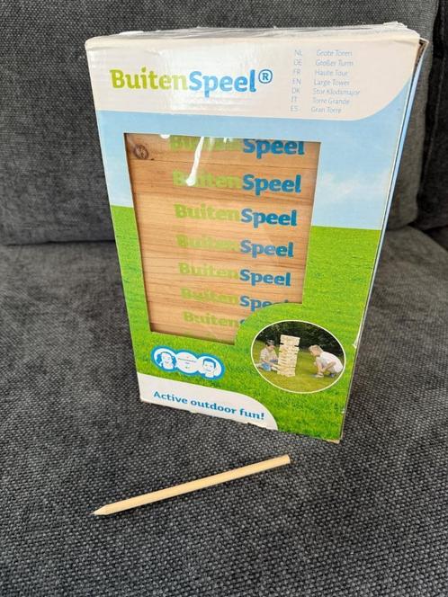 Prachtige reuze Jenga blokken spel voor jong en oud, Kinderen en Baby's, Speelgoed | Buiten | Los speelgoed, Zo goed als nieuw