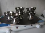6 Dessertkelkjes, Huis en Inrichting, Ophalen, Zo goed als nieuw, Overige materialen, Schaal of Schalen
