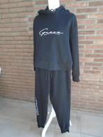 Zwarte jogging broek en hoodie van Guess M L, Guess, Zwart, Overige typen, Gedragen