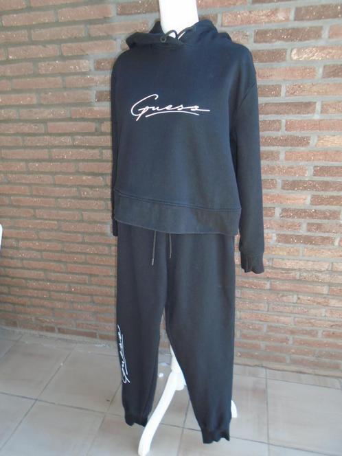 Zwarte jogging broek en hoodie van Guess M L, Kleding | Dames, Sportkleding, Gedragen, Overige typen, Maat 38/40 (M), Zwart, Ophalen