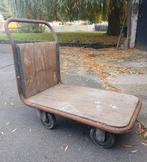 Oude transportkar, Ophalen, Gebruikt
