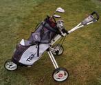 Linkshandige junior beginner golf set  + golf trolley, Sport en Fitness, Golf, Ophalen, Gebruikt, Set, Overige merken