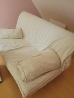 canapé-lit clic clac ikea avec housse, 150 tot 200 cm, Gebruikt, Metaal, 75 tot 100 cm